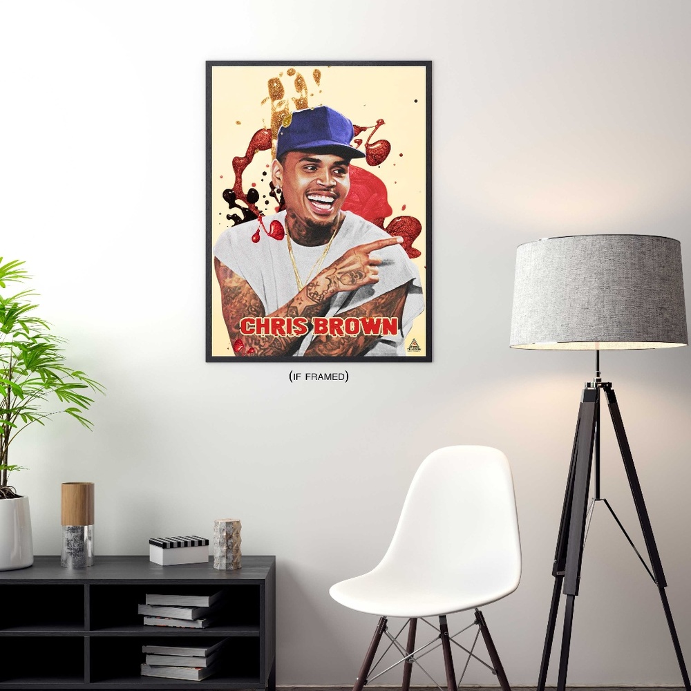 Chris Brown Poster Wall Art Print (18x24)